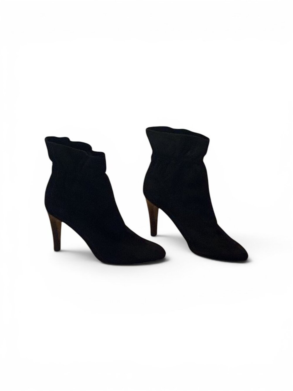 Via Spiga Suri Black Suede Bootie